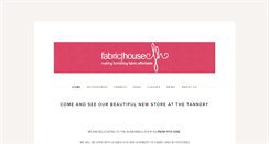 Desktop Screenshot of fabrichouse.co.nz